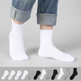 아처스 남자 여자 두꺼운 스포츠양말 10켤레 땀흡수 스니커즈 단목 중목