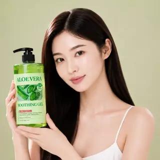 청정미인 퓨어 알로에베라 수딩젤 1000ml 1개 2개 3개 구성선택 / 피부진정 쿨링 유해성분 무첨가