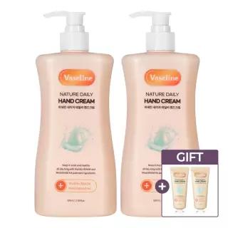 [15%즉할+사은품] 바세린 모이스처 핸드크림 520ml 2개+핸드크림 60ml 2개 향기좋은 고보습 데일리 핸드로션