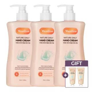 [15%즉할+사은품] 바세린 모이스처 핸드크림 520ml 3개+핸드크림 60ml 2개  향기좋은 고보습 데일리 핸드로션