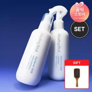 히알루론 밀크 헤어 에센스+히알루론 밀크 헤어 미스트 [GIFT] 우드패들브러쉬