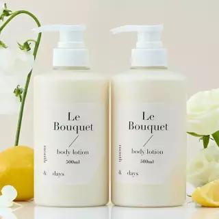 [바디로션 1+1] 먼스앤데이즈 르 부케(플로럴향) 퍼퓸케어 바디로션 500ml (총 1L)