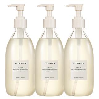 [공식] 아로마티카 서렌 바디워시 라벤더&마조람 500ml  3개