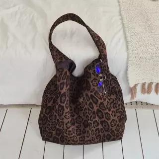 사바나 호피 원숄더 에코백