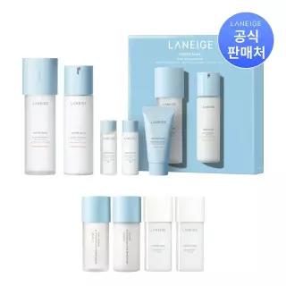 [본사직영] 라네즈 워터뱅크 블루HA 기초2종(택1) + 크림스킨50ml + 토너50ml+에멀전50ml