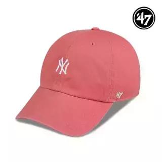 47브랜드 뉴욕 양키스 NY 스몰 로고 MLB 엠엘비 볼캡 야구 모자 아일랜드 레드 B-BSRNR17GWS-IRA