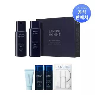[본사직영] 라네즈 옴므 블루에너지2종 + 마스크 +클렌징폼30g+토너50ml+로션50ml