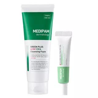 메디팜 진정 시카 클렌징폼 220ml+스팟 젤 15ml / 문제성피부케어