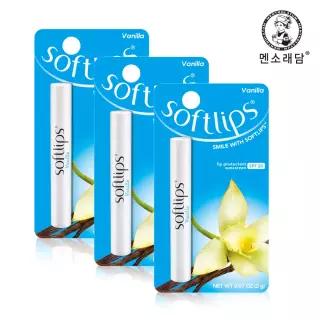 멘소래담 소프트립스 바닐라 립밤 2g x3개