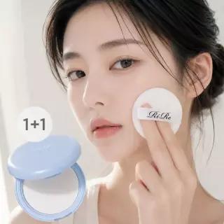 [2개] 리르 픽싱 파우더 팩트 - 유분기 모공 개기름 커버 진정 보습