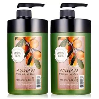 아르간 트리트먼트 헤어팩 1000ml 2개 (총 2000ml) 대용량 고영양 고보습