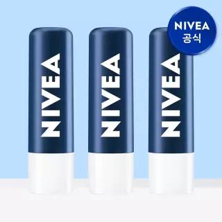 니베아 립케어 맨 액티브 케어 4.8g 3개