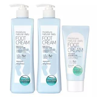 바세린 모이스처 풋크림 500ml 2개+60ml 고보습 대용량