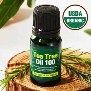 시크릿플랜트 유기농 티트리오일100 10ml 저자극 민감피부 트러블 진정 피지정돈 스팟케어 솔루션