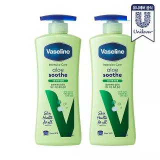 NEW 바세린 바디로션 알로에 400ml 2개