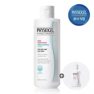 피지오겔 레드수딩 시카밸런스 토너 200ml + 레드수딩 로션 50ml