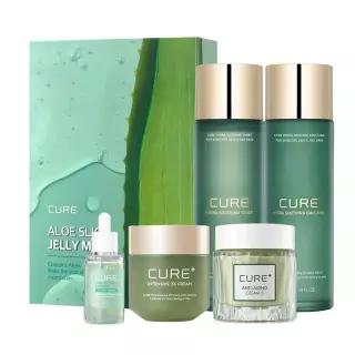 김정문알로에 올케어 베스트 번들 (토너+에멀전+포어앰플+안티에이징크림+2X크림+젤리마스크팩10매)