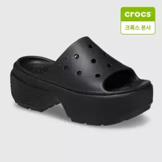 [크록스 본사] 스톰프 슬라이드 블랙 209346-001