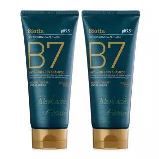 B7 약산성 탈모 샴푸 200ml 2개 비오틴 두피 세정 케어