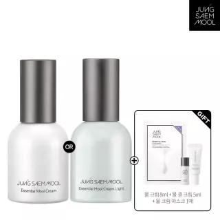 정샘물 에센셜 물 크림 2종 30ml 택 1(물크림/라이트)(+ 물크림 8ml + 물결크림 5ml + 물크림 마스크 1매)