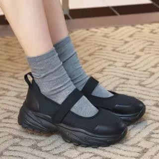 엠.무크 브릿 소가죽 메리제인 스니커즈 블랙 516623301AA