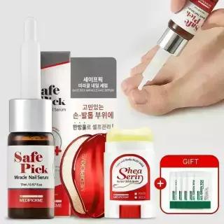  문제성 손발톱버블 영양제 [약국판매동일] 메디픽미 세이프픽 미라클 네일세럼 17ml 문제성 발톱 강화제& 풋케어 핫템