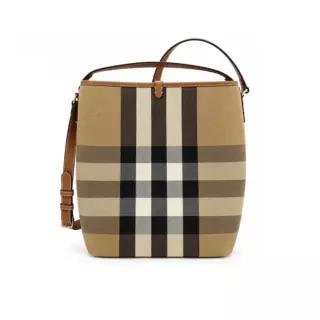 LL 체크 애쉬비 미디엄 탑핸들 숄더백 TAUPE BROWN 81289031