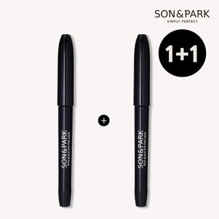 [1+.1] 손앤박 롱래스팅 파워프루프트루 펜 아이라이너 블랙 2개