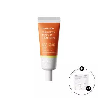 PDRN 듀이 톤업 선스크린 40ml + 레이저 수딩 선스크린 1mlX5매