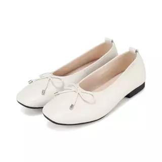 BABARA 양가죽 발레리나 리본플랫 1.5cm 2컬러 BLJ140