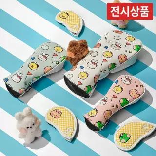 [하프클럽/던롭]던롭 젝시오 x 라인프렌즈 미니니 우드 골프채 헤드커버 GGE