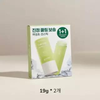 구달 맑은 어성초 진정 쿨링 선스틱 19g 1+1 기획