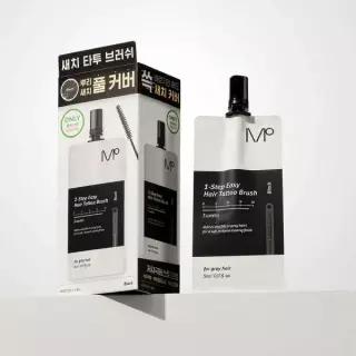 모다모다 원스텝 이지 헤어 타투 브러쉬 블랙 / 브라운 5ml 4매입