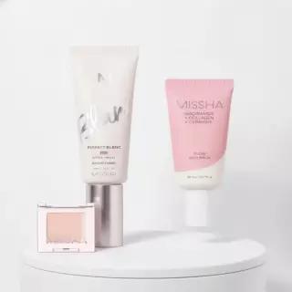 MISSHA [SET] M 퍼펙트 블랑 비비 40ml + 글로우 스킨밤 20ml (+모던섀도우 본품 언더볼류머 증정)
