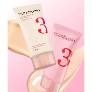 매장정품 NUMBUZIN 3번 도자기결 톤업베이지 선크림 SPF50+ PA++++, 50ml (블러/글로우)