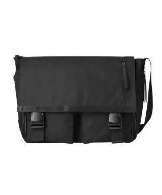 SSRL Dual Pocket Messenger Bag / Black