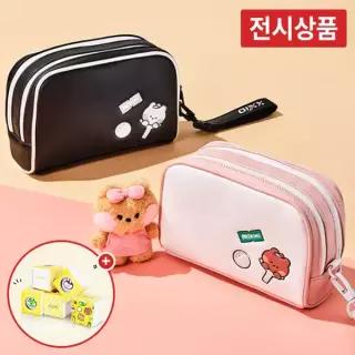 [전시] 던롭 젝시오 x 라인프렌즈 미니니 파우치 GGF 23034I + 라인프렌즈 골프공 5구 세트