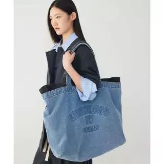STUDIO TOMBOY 데님 엠보 프린트 숄더백_인디고_9176470988 104200