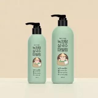 라끄베르 때밀이 바디필링 살국수 녹차탕 500ml