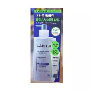 라보에이치 두피쿨링&노세범샴푸 탈모증상완화 750ml (+100미리 추가)