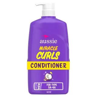 Aussie Miracle Curls 컨디셔너, 코코넛 오일 함유, 파라벤 프리, 742.8g(26.5온스) 453224
