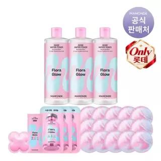 [본사직영/빠른배송]  로즈워터 토너 500ml*3개 + 추가 증정