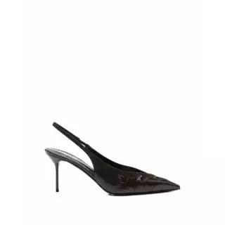 파리텍사스 Lidia Queen of Hearts croc effect slingback pumps 12317325885704 TP725754722