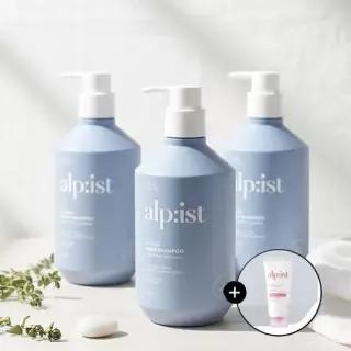 알피스트 비건 샴푸 730ml 베이비파우더향 3개 모이스처 클렌징폼 180ml 1개 증정