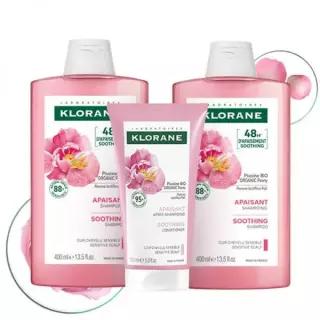 매장정품 KLORANE 피오니 샴푸 400ml 2개+두피팩 150ml