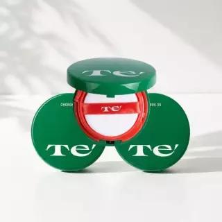테 TE [3pack]풀초록 톤업 데일리 리핏 선쿠션_무기자차_본품(14g) 3개