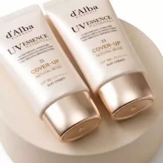 [밀착커버] 달바 내추럴 커버 베이지 선크림 듀오 기획 (50ml+50ml) (라이트/웜)