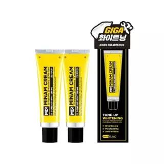 소비기한 27년 1+1 미프 미남크림 톤업 화이트닝 50ml 남자 미백 보습 수분 크림 1029936