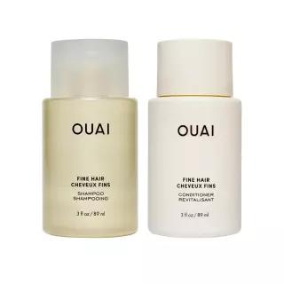OUAI 웨이 가는 모발용 샴푸 컨디셔너 세트 여행용 사이즈 3온스 319318