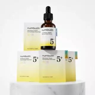 [파격한정구성] 넘버즈인 5번 글루타치온C 흔적 앰플 30ml 기획(+패드 6매 증정)